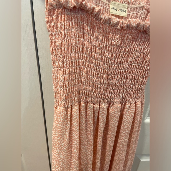 pink and white spotted dress - Picture 3 of 8